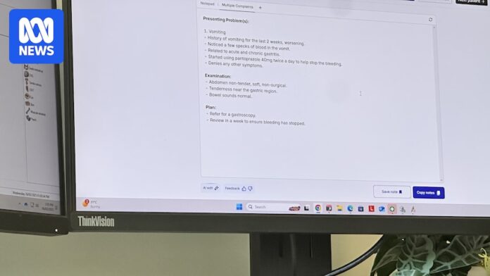62ae1e4fcbe14ed7d0a8bd3c5ecfa2ad.jpeg GPs and hospitals are turning to AI scribes, so how does it work and what are the risks?