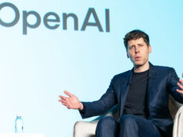  Open AI CEO Sam Altman speaks during a talk session with SoftBank Group CEO Masayoshi Son at an event titled &quot;Transforming Business through AI&quot; in Tokyo, Japan, on February 03, 2025.