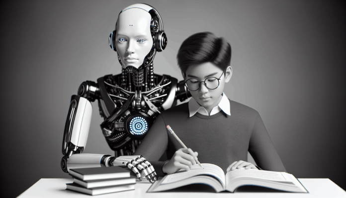 A-robot-with-a-humanlike-face-stands-behind-a-1753834294.png OpenAI adds Study Mode to ChatGPT's abilities