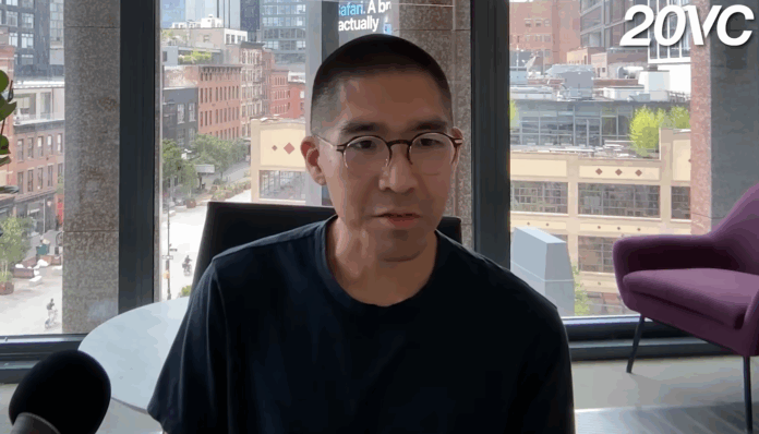 Edwin-Chen-Credit-20VC.png AI Tools Transform 10x Engineers into 100x Innovators