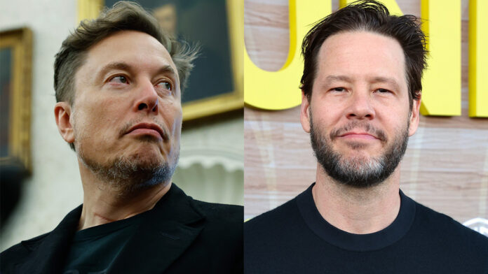 Elon Musk and Ike Barinholtz