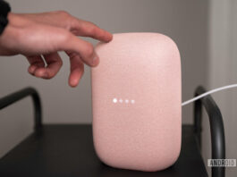 Google Nest Audio smart speaker touch control