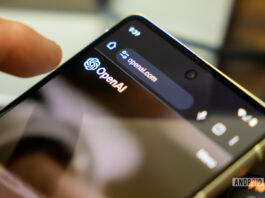 OpenAI on website on smartphone stock photo (3)