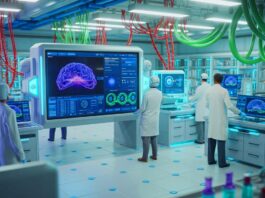 Illustration of OpenAI's efforts in regulating AI for biological safety. Image generated by AI.