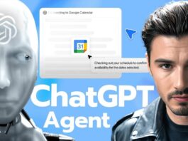 ChatGPT Agent interface showcasing productivity features