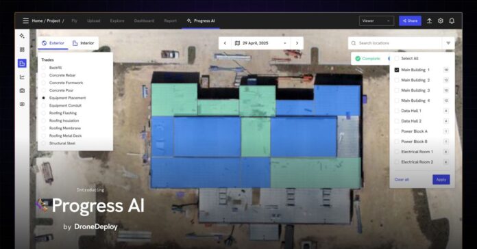 DroneDeploy’s new AI tool turns drone flights into instant progress reports