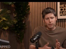 Screenshot of OpenAI CEO Sam Altman speaking on the Uncapped with Jack Altman podcast.