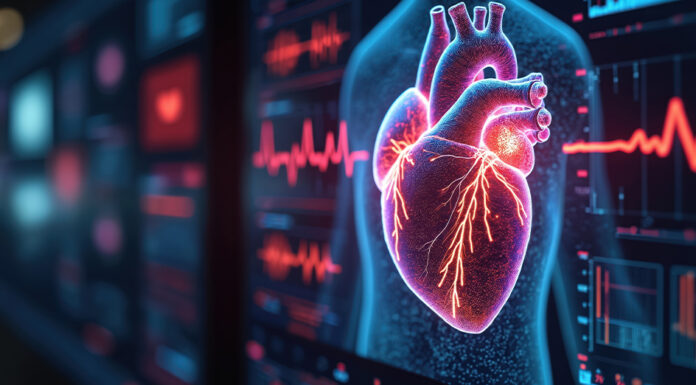 giant-heart-illo-card.jpg Researchers develop more precise new AI tool to predict risk of heart attack