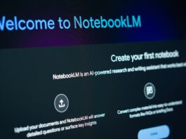Google NotebookLM welcome screen