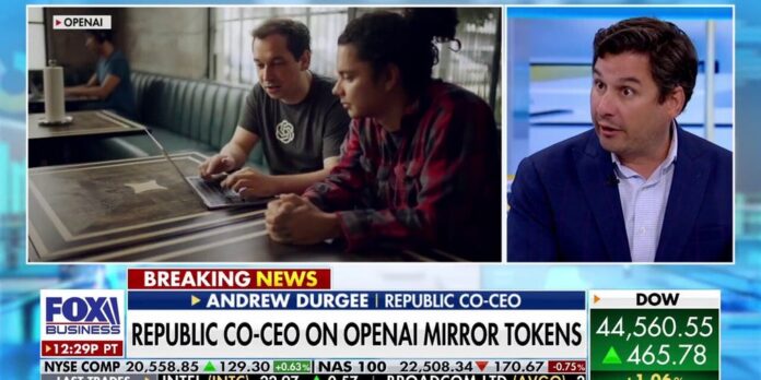 image.jpg We could not be more excited over OpenAI, Republic Co-CEO says - Fox Business