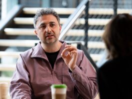 Mustafa Suleyman, chief executive officer of Microsoft AI, during an interview on &quot;The Circuit with Emily Chang&quot; at the Microsoft campus in Redmond, Washington, US, on Wednesday, March 19, 2025.