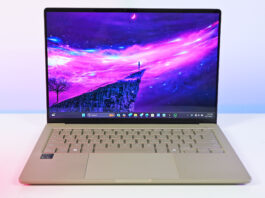 ASUS Zenbook A14 with Snapdragon X Plus in Zabriskie Beige
