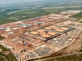 A photo of the "Stargate I" site in Abilene, Texas.