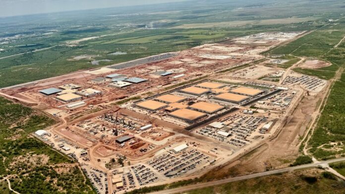 A photo of the "Stargate I" site in Abilene, Texas.