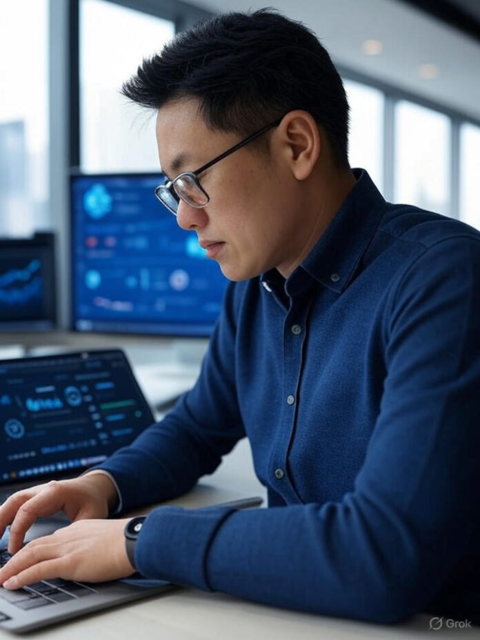xai-tmp-imgen-686583f4-64a7-4882-ad8c-38a6c422070b.jpeg AI Integration Boosts Job Applications by 45% and Empowers Tech Leaders with Niche Strategies