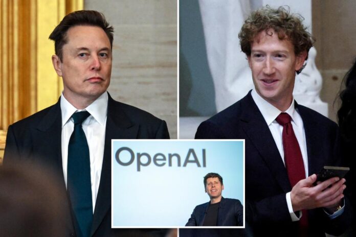109924353.jpg Elon Musk tried to get Mark Zuckerberg to buy OpenAI: filings