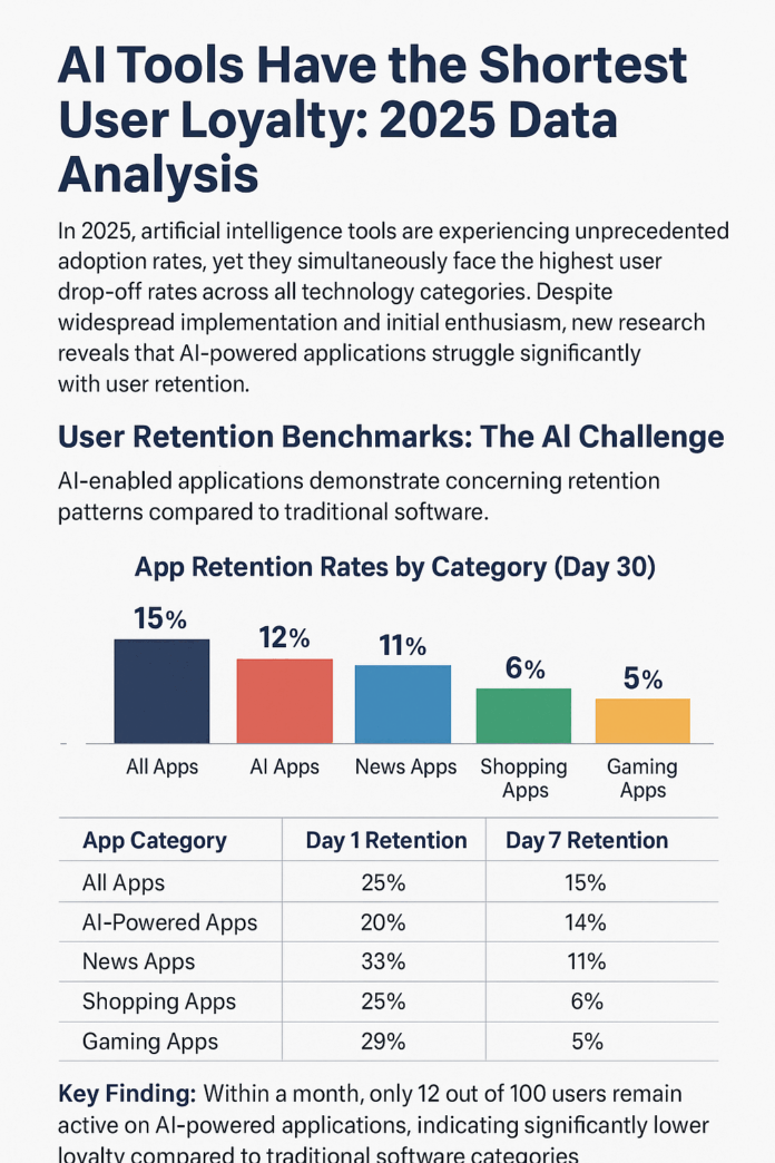 AI-Tools-Have-the-Shortest-User-Loyalty.png AI Tools Have the Shortest User Loyalty (2025)