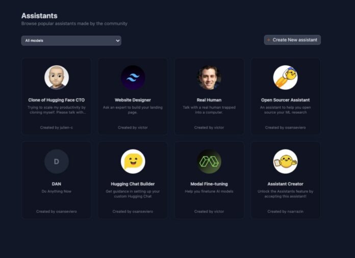 Hugging Face launches design resources for developers to build AI assistant services, competing with OpenAI's GPT Store | mashdigi