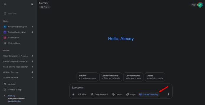 Students get free Google AI Pro with new Guided Learning