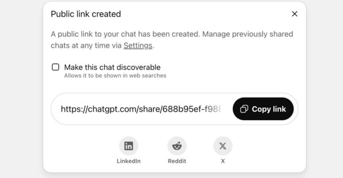 OpenAI killed a ChatGPT feature that made some sensitive conversations publicly searchable.