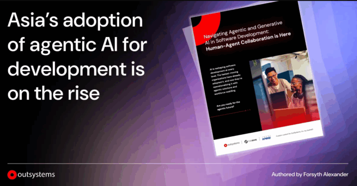 Outsystems-Navigating-Agentic-and-Generative-AI-in-Software-Development-2025.png 9 in 10 software execs want custom AI agents in their firms