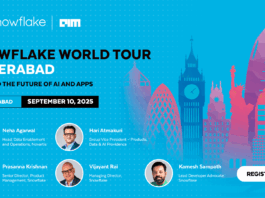 Step into the future of AI and apps at Snowflake World Tour Hyderabad