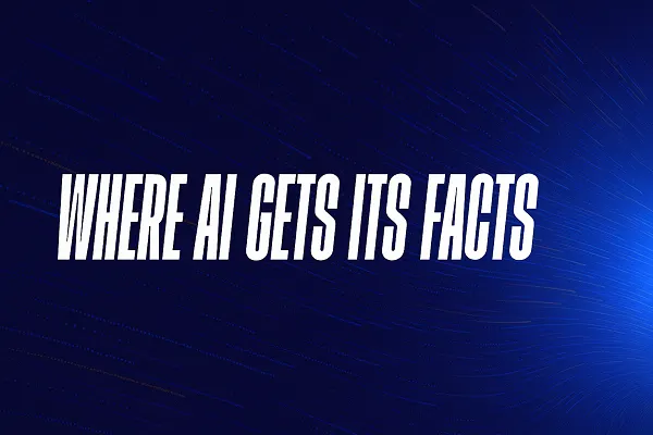 Where AI Gets its Facts [Infographic]