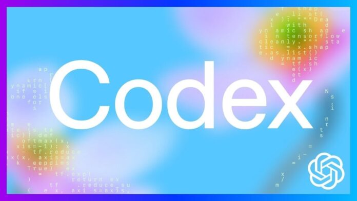 ChatGPT Codex coding assistant interface with GitHub integration