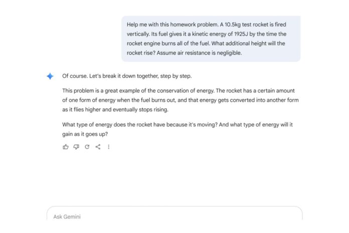 Gemini’s New Learning Mode Is Free for Students