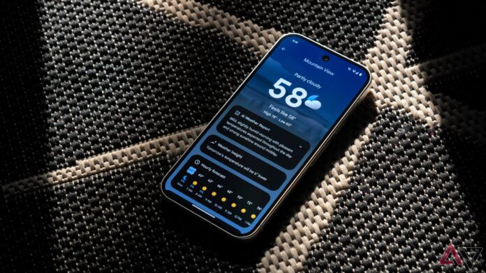 google-pixel-9-weather-app-1.jpg Material 3 Expressive lands on the Pixel Weather app