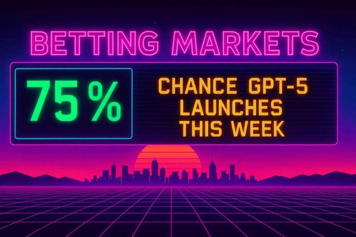 Betting Markets Suggest Open AI Will Release GPT-5 This Week