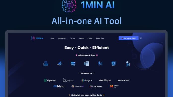 Unlock lifetime access to 1min.AI's Advanced Business Plan for just $79.97
