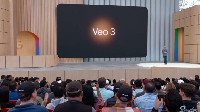 i6CTkB7tXzR7XWHWkQj6aT.jpg Google Veo 3 on stage at Google I/O 2025