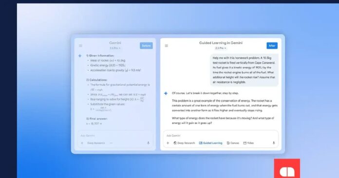 Google follows OpenAI in launching a tutor feature in its chatbot