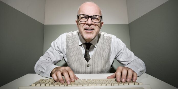 shutterstock_old_man_using_computer.jpg Older developers more likely to code with AI tools • The Register