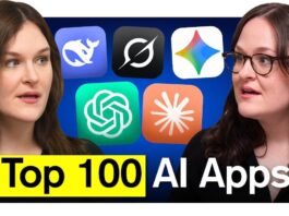 A list of the top 100 AI apps revolutionizing technology in 2025