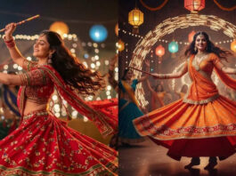 Navratri 2025: 7 prompts to make realistic AI dandiya and garba night images using Google Gemini for free |