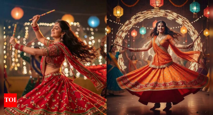 Navratri 2025: 7 prompts to make realistic AI dandiya and garba night images using Google Gemini for free |