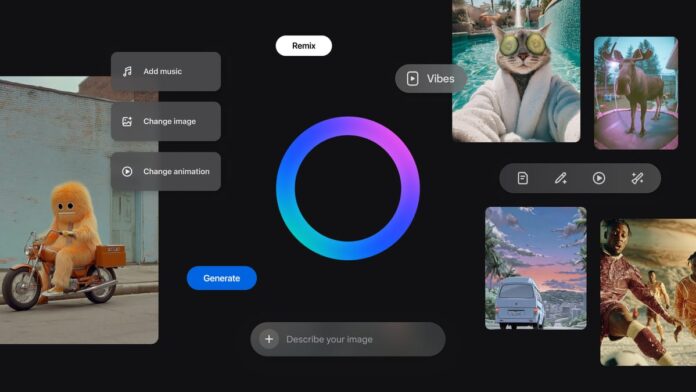 Meta introduces Vibes feed for AI generated content