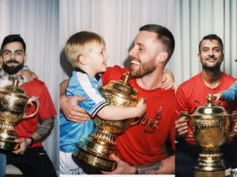 Virat Kohli To Phil Salt: RCB Join Gemini AI Trend; Players Pictured With Their Younger Selves And IPL Trophy - IN PICS | News