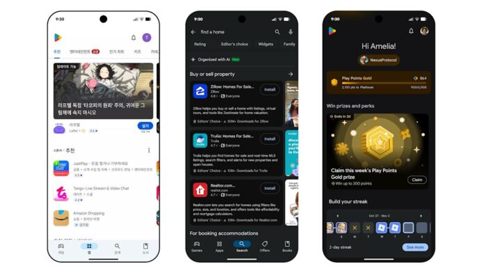 Google Play is getting AI-sorted search results, a 'You' tab and short-form K-dramas