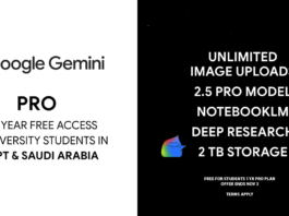 Free Gemini Pro for students in Saudi Arabia & Egypt