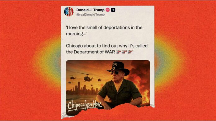 The second Trump administration is in love with authoritarian aesthetics