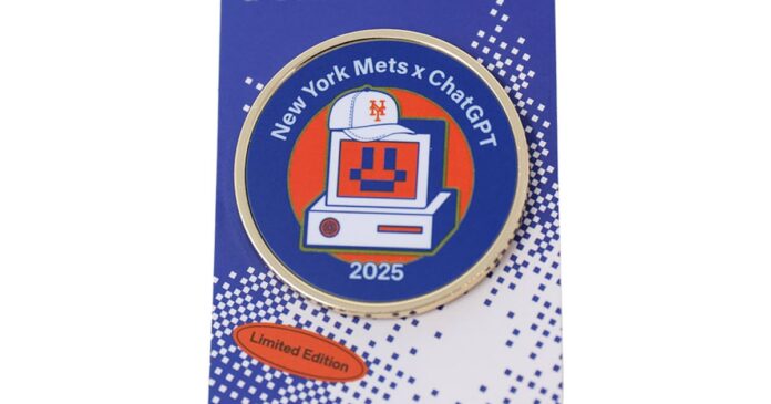 E26YHBAMPFGMDBLCBCSNK4D7RM.jpg ChatGPT Mets pin marks OpenAI’s first MLB activation