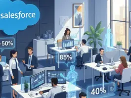 Salesforce CEO details AI agents handling 50% of company work