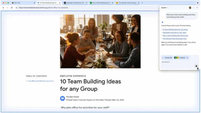 Google to add AI agent features to Chrome as browser battles heat up