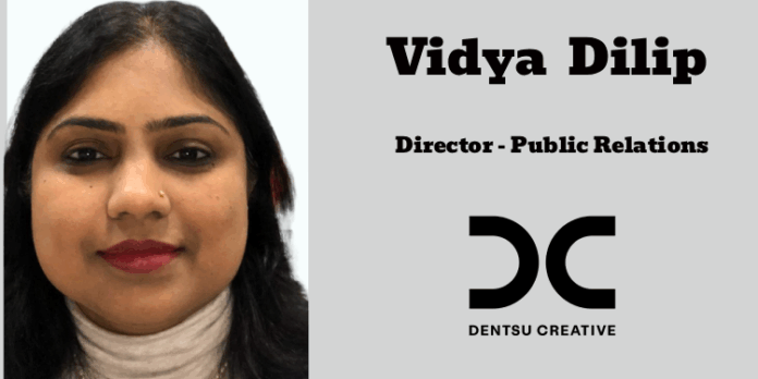 Vidya-Dilip-Dentsu-Creative.png Technology, AI and real-time insight tools are reshaping how and where we communicate: Vidya Dilip, Dentsu Creative PR