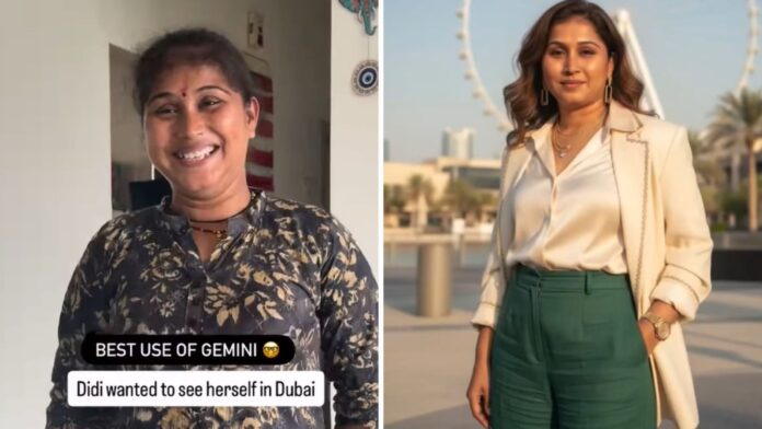 Mumbai woman uses Google Gemini to create hyper-realistic AI pics of her domestic help ‘didi’ in Dubai