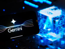 Gemini logo on a phone