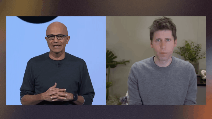 altman_nadella.png Microsoft to hold a third of OpenAI but lose most of its revenue share